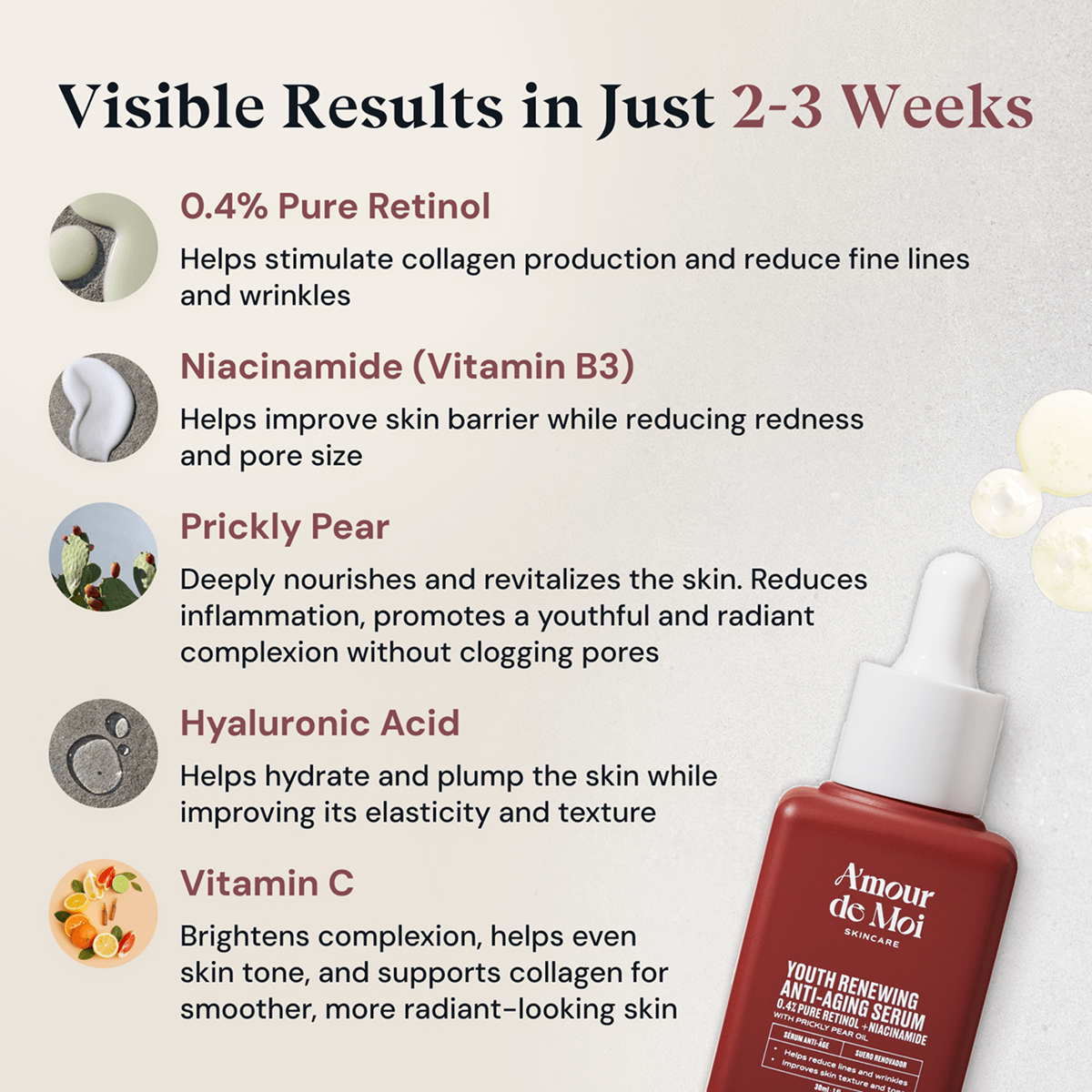 Sérum Préserve Jeunesse Rétinol + Niacinamide